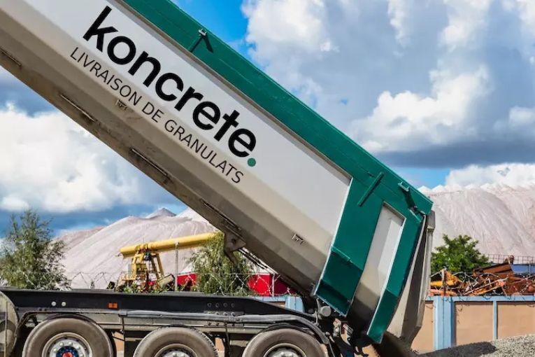 Koncrete, la plateforme qui révolutionne l’achat de granulats